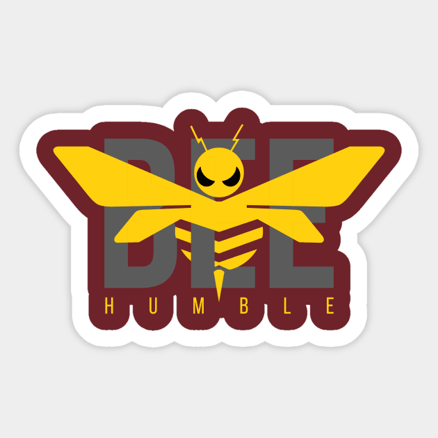 Bee Humble Sticker by AttireCafe